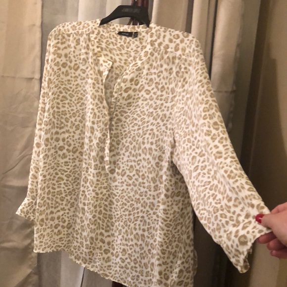 Apt. 9 Tops - Apt. 9 Animal Print Blouse